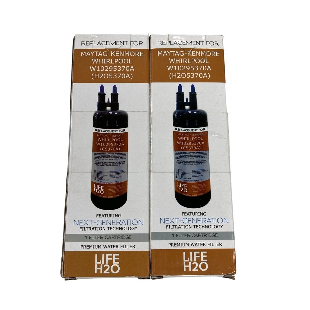 2 Refrigerator Water Filters For Whirpool W10295370 Pur Filter1 W10295370A